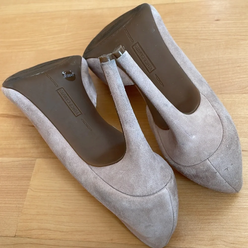 Vince Camuto suede Dorsey heels - Picture 11 of 12